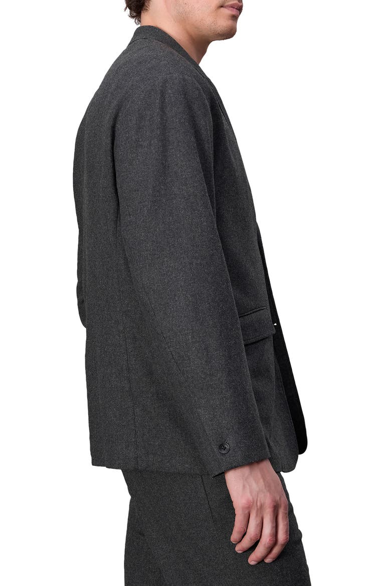 Shift Flannel Blazer, Alternate, color, HEATHER GREY