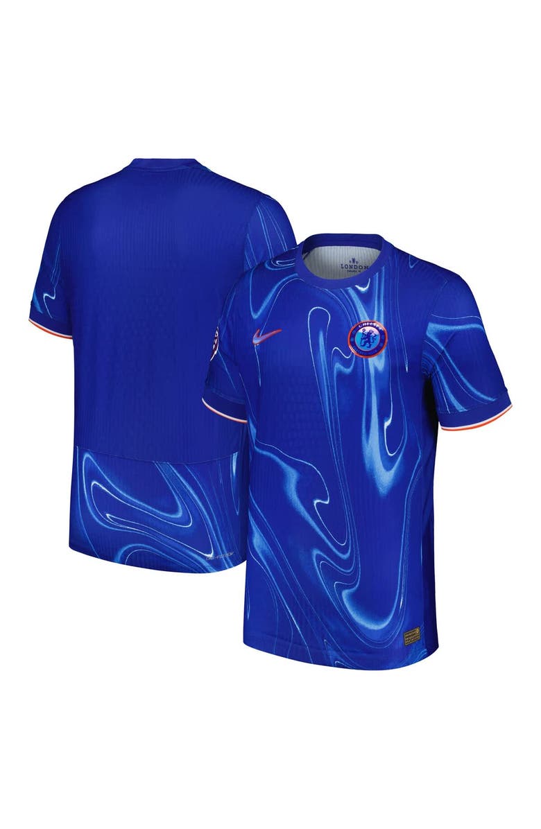 Nike Men's Nike Blue Chelsea 2024/25 Home Authentic Patch Jersey, Main, color, 