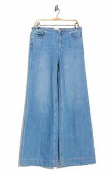 Alice + Olivia Slay Low Rise Wide Leg Jeans