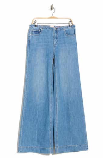 Alice + Olivia Slay Low Rise Wide Leg Jeans