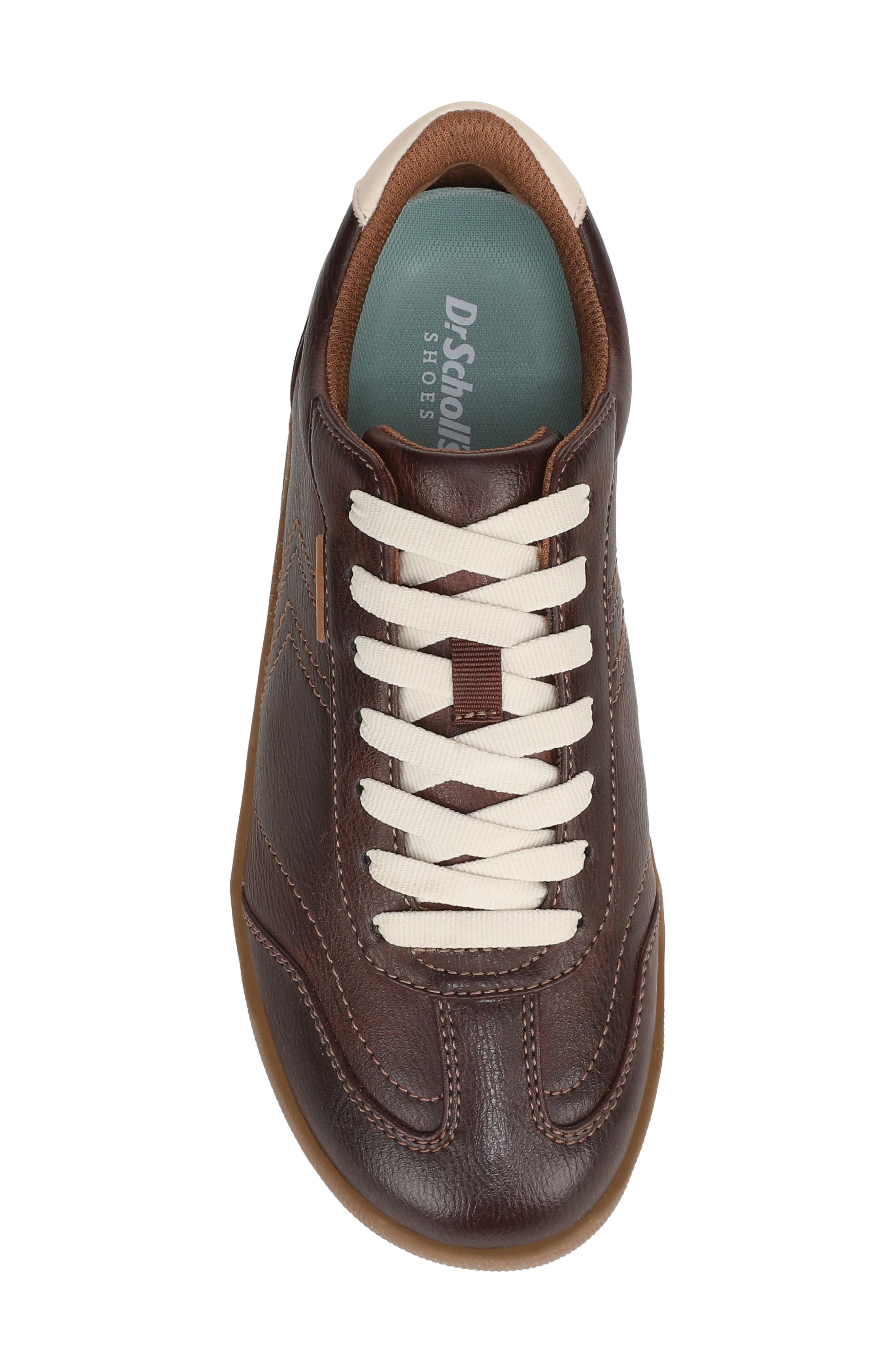 Be True Sneaker, Alternate, color, AUBURN BROWN FAUX LEATHER