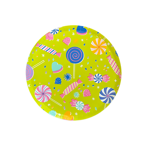 It's A Birthday Candy Print Small Plates