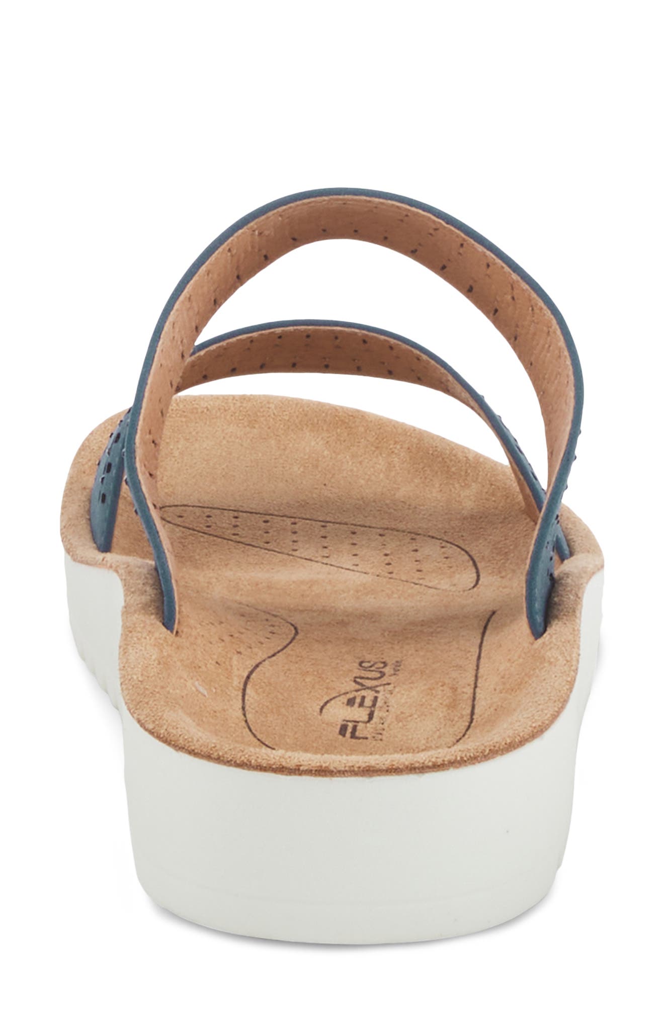 Flexus by Spring Step Bayshore Crystal Cutout Slide Sandal, Alternate, color, Navy