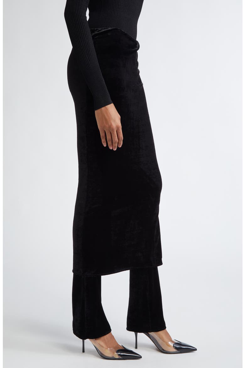 Skirt Pants, Alternate, color, NOIR ALAIA