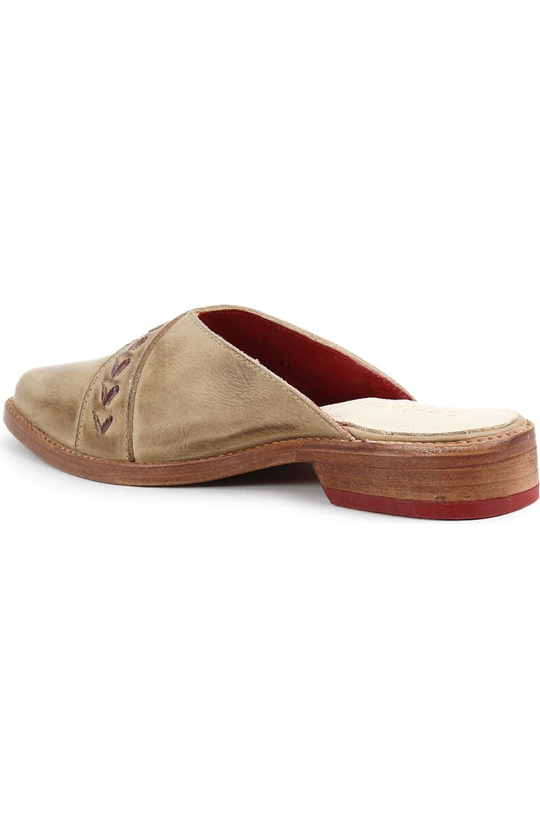Bed Stu Jockey Pointed-Toe Mule, Alternate, color, Oats Almond Rustic