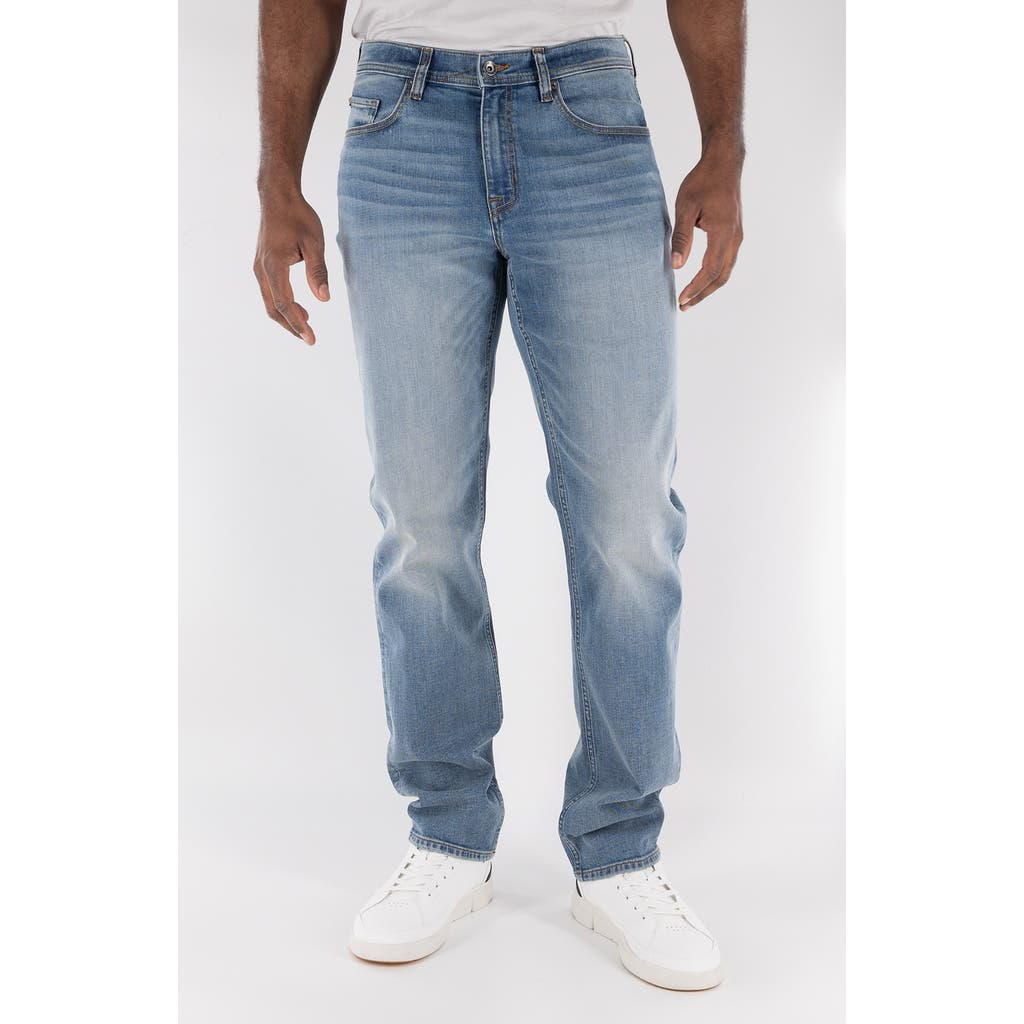 Devil-dog Dungarees Slim Straight Fit Jeans In Blue