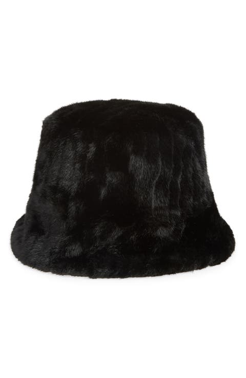 Faux Fur Bucket Hat