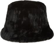 La Fiorentina Faux Fur Bucket Hat