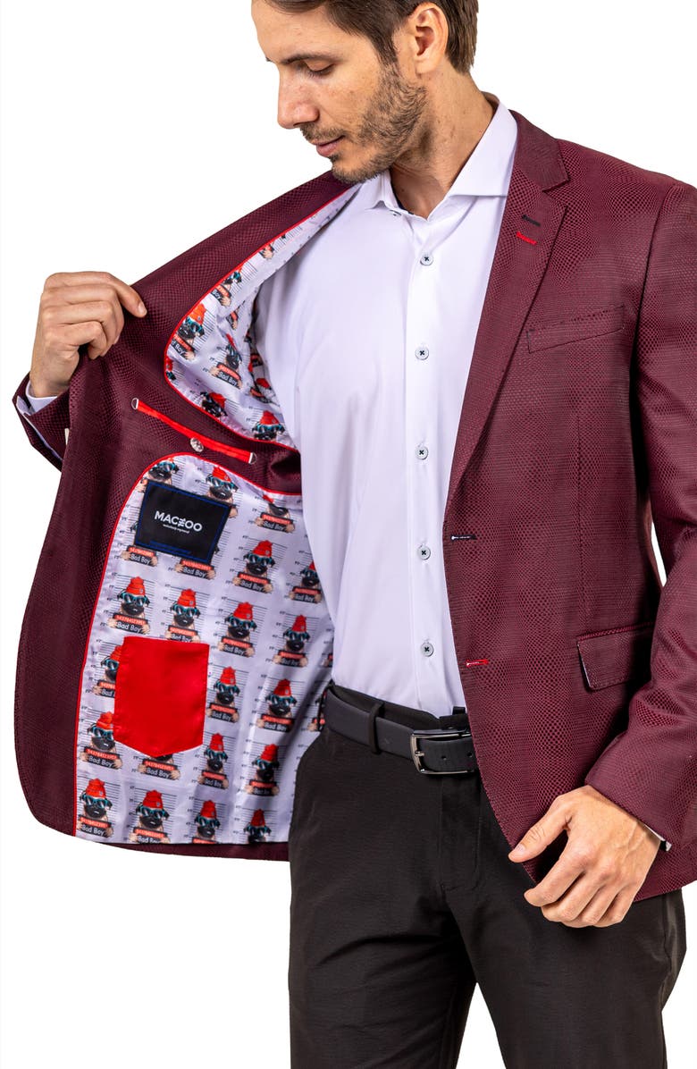 Maceoo Socrate Ascension Sport Coat, Alternate, color, Red