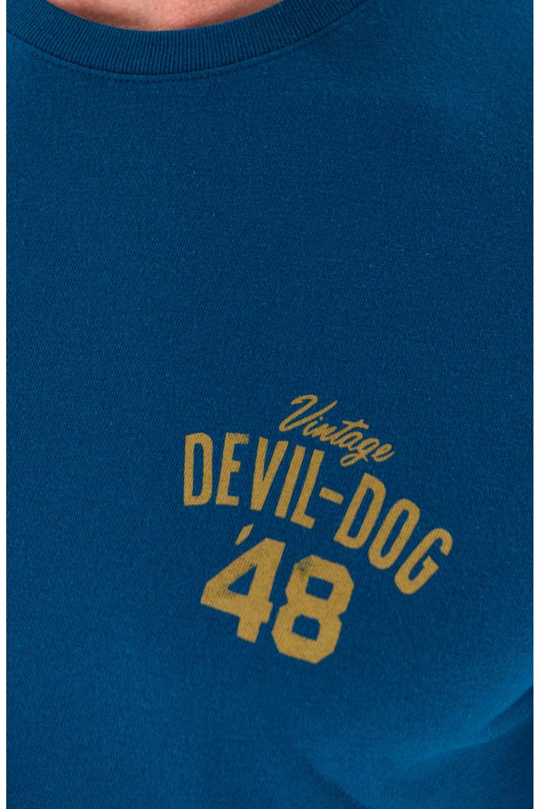 Bike Rally Graphic Tee, Alternate, color, COOL BLUE