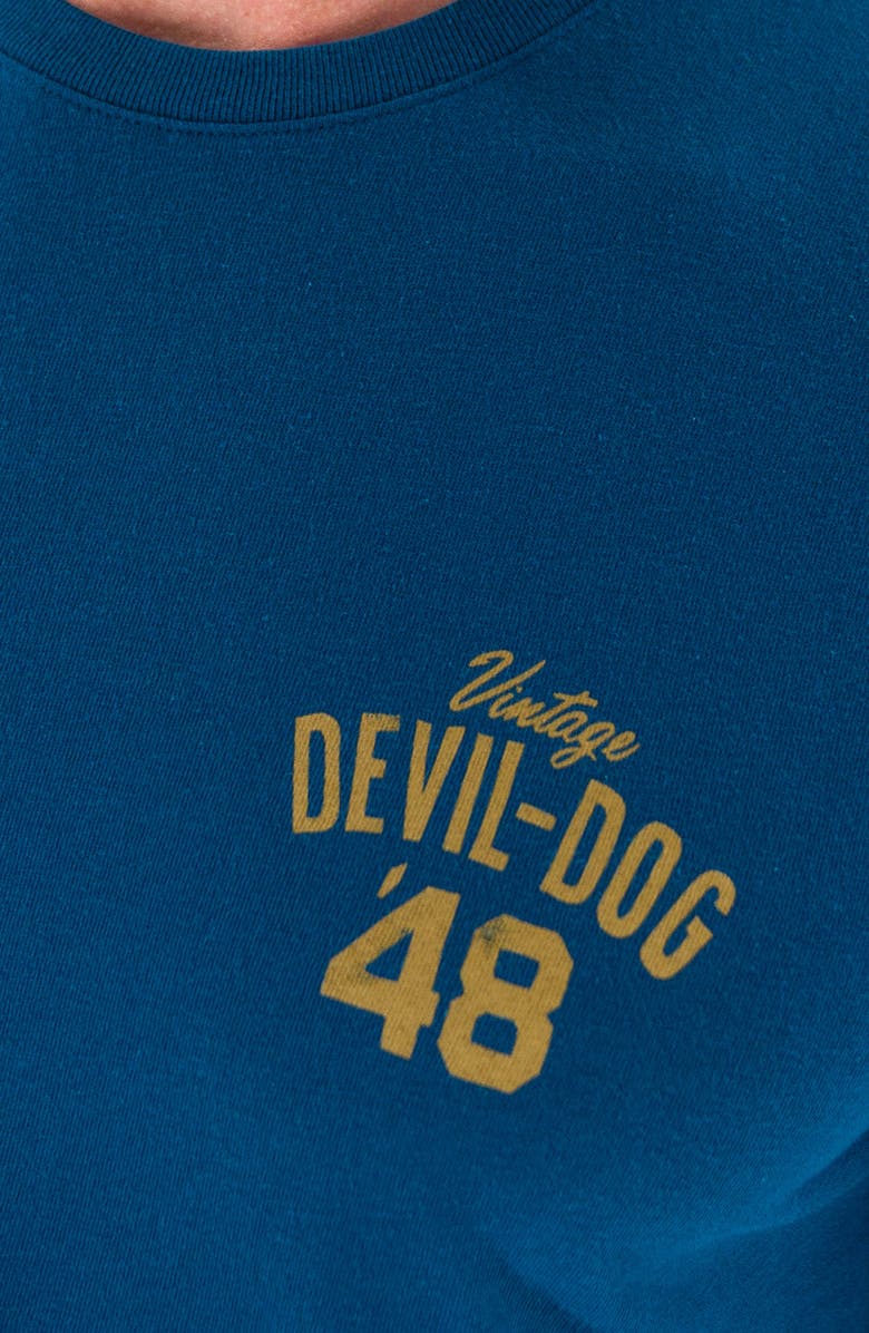 Devil-Dog Dungarees Bike Rally Graphic Tee, Alternate, color, Cool Blue