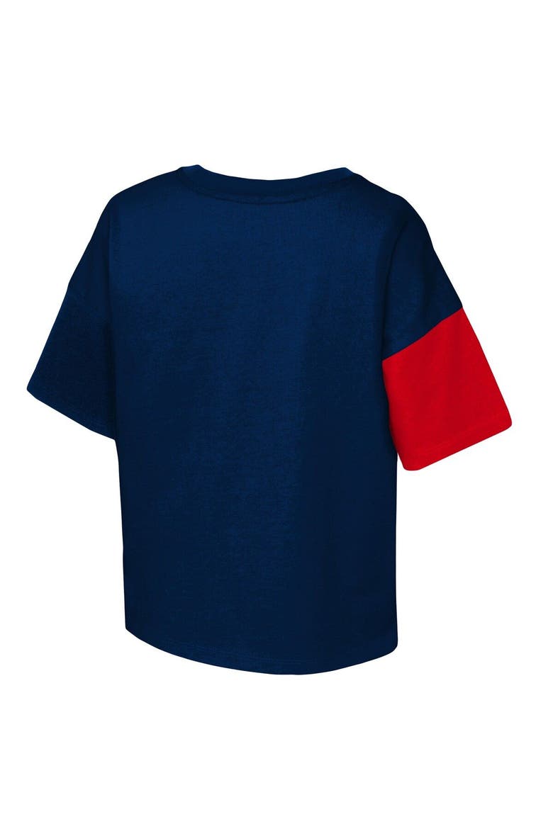 Girls Youth Red/Blue USWNT Power Up T-Shirt, Alternate, color, Red
