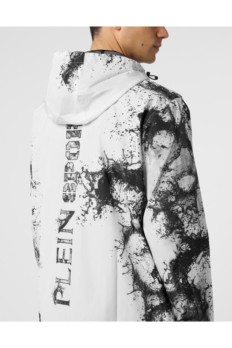 Windbreaker Jacket Splash Men, Alternate, color, white