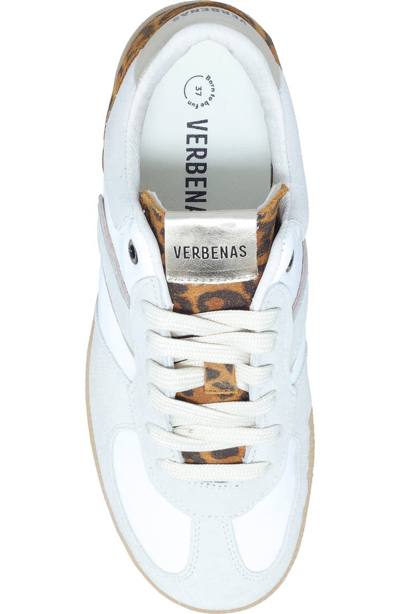 Verbenas Sora Sneaker, Alternate, color, White Leopard