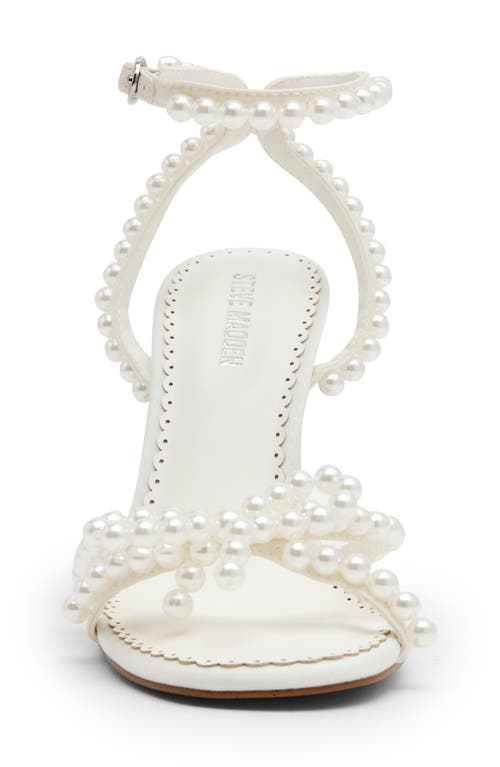 Steve Madden Hara Ankle Strap Sandal In White