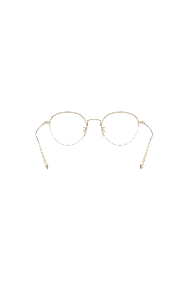 50mm Round optical glasses, Alternate, color, Gold