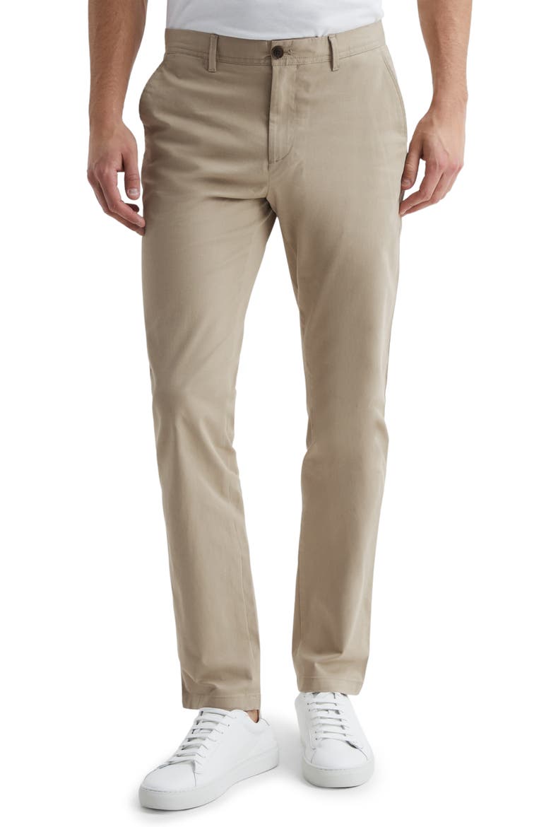 Pitch Stretch Cotton Pants, Main, color, STONE