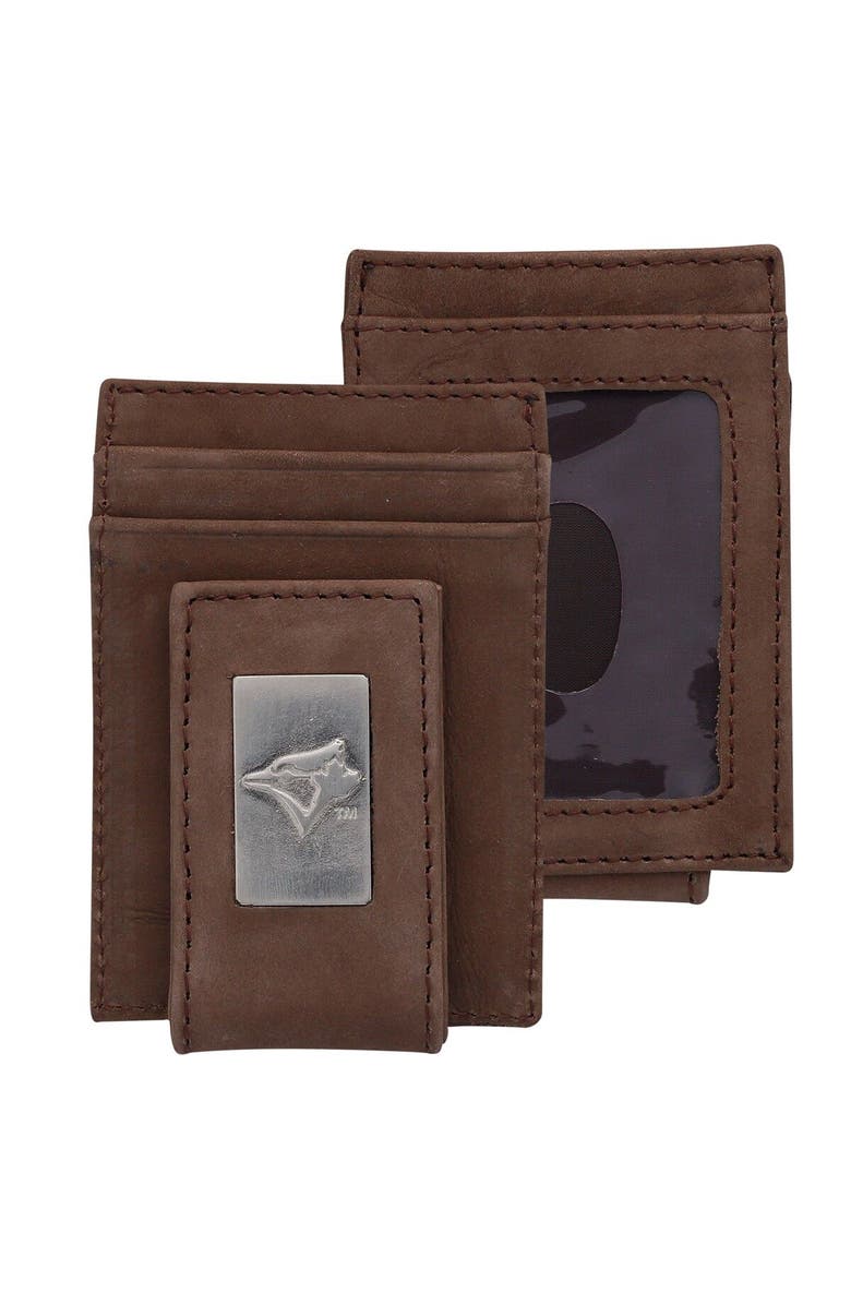 EAGLES WINGS Toronto Blue Jays Leather Front Pocket Wallet, Main, color, 
