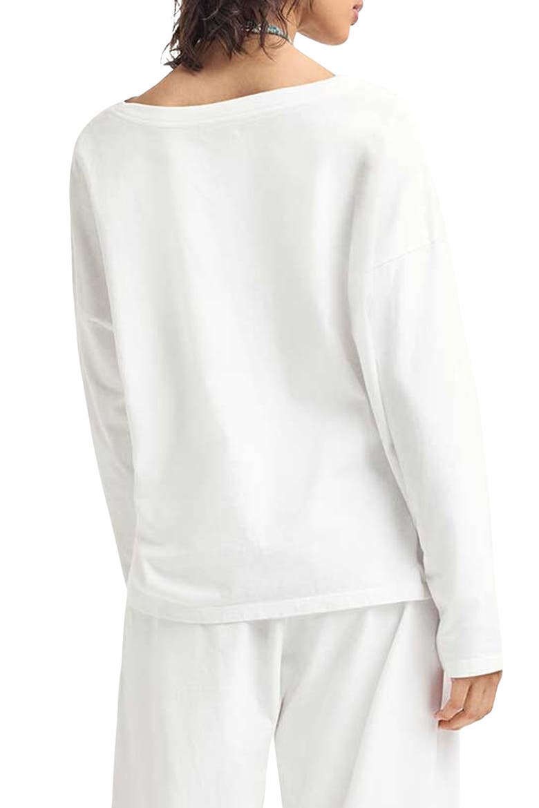 Coast Cotton Blend Sweatshirt, Alternate, color, WHITE