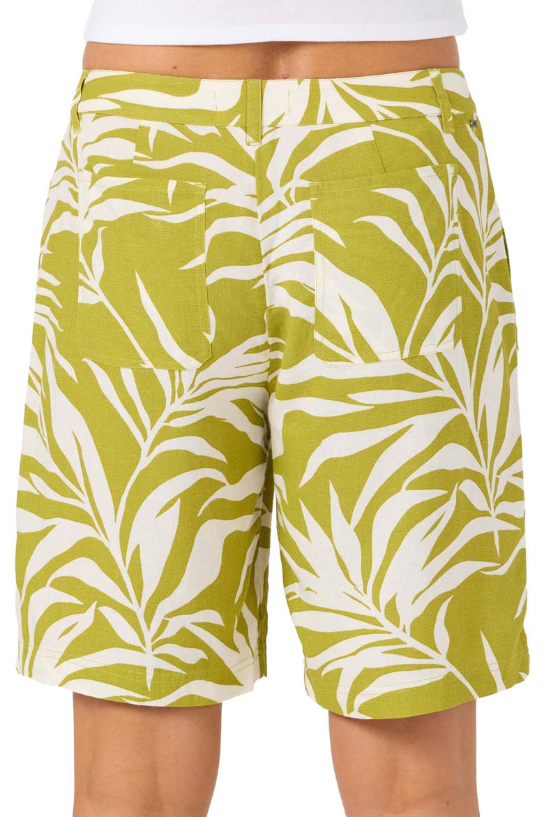 Marissa Printed Shorts, Alternate, color, CHARTREUSE