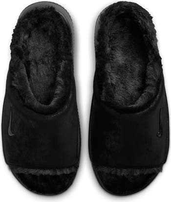 Nike Calm Elevation Faux Fur Lined Platform Slide Nordstrom