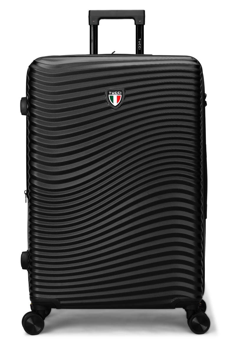 Spettro 3-Piece Hardside Luggage Set, Alternate, color, BLACK