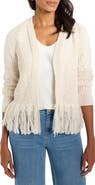 NIC+ZOE Fringe Trim Cardigan