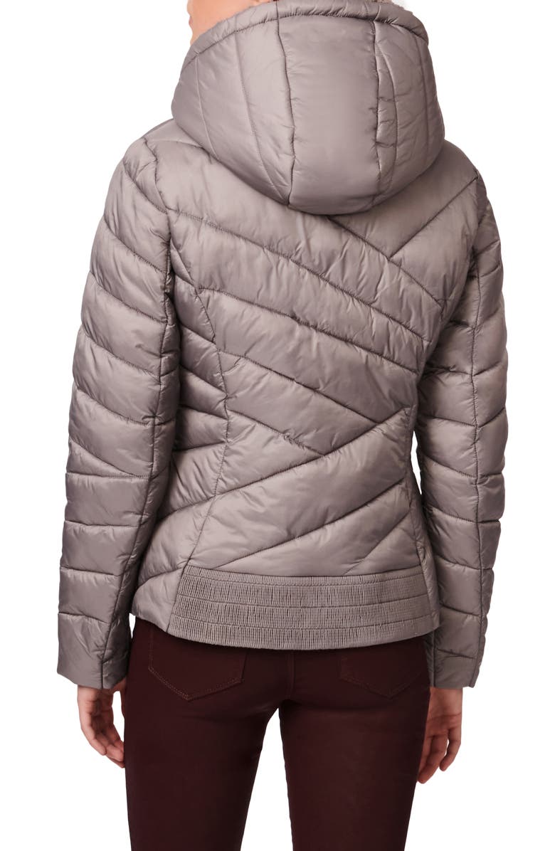 Bernardo High-Pile Fleece Lined Hooded Puffer Jacket, Alternate, color, 