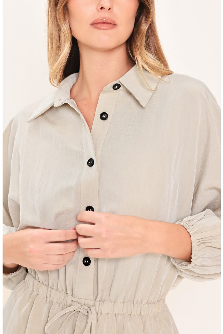 Solid Romper, Alternate, color, STONE