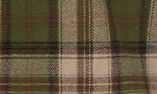 Px Plaid Flannel Long Sleeve Button-up Shirt In Green