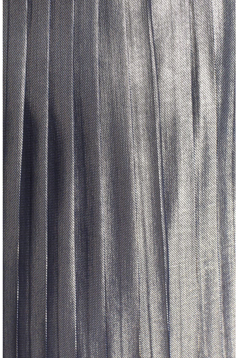 'Audra' Metallic Pleated Skirt, Alternate, color, GOLD/ SILVER