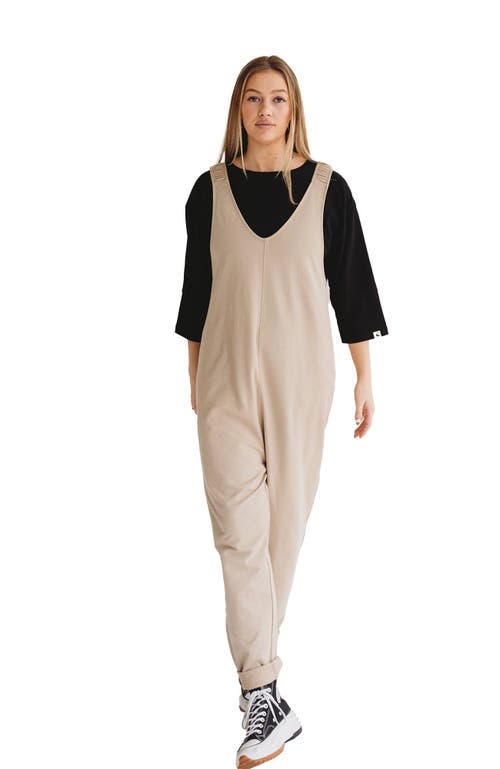 Turtledove London Organic Cotton Jilly Jumpsuit In Brown