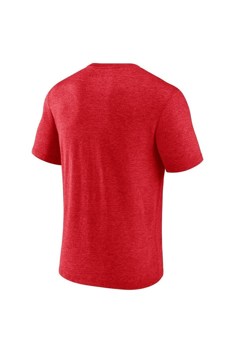 Men's Fanatics Branded Heathered Red Kansas City Chiefs Sporting Chance T-Shirt, Alternate, color, Heather Red