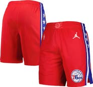 Jordan Brand Men's Jordan Brand Red Philadelphia 76ers 2022/2023 Statement Edition Swingman Performance Shorts