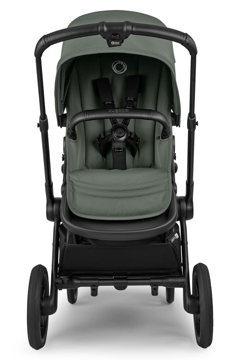 Kangaroo Single-to-Double Stroller, Alternate, color, FOREST GREEN