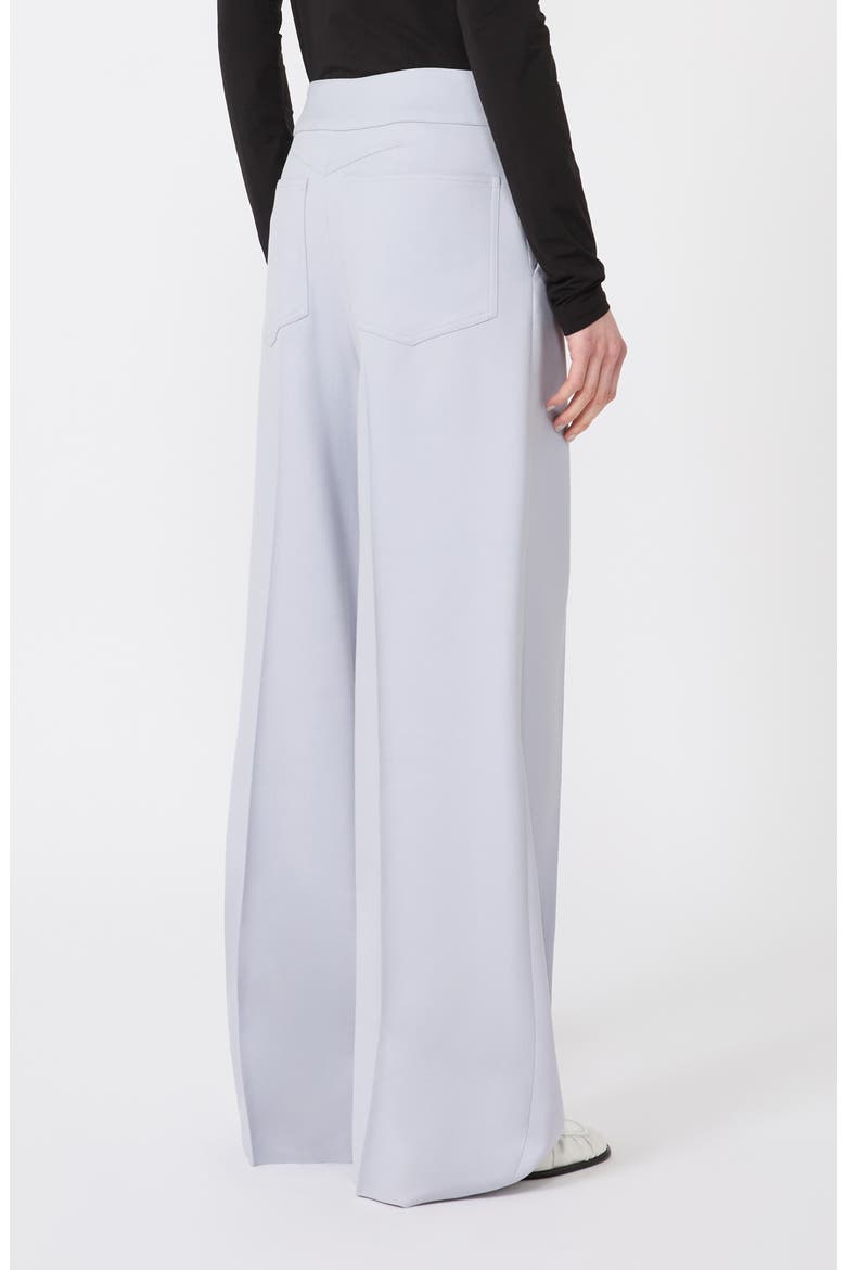 Salita Cotton Blend Twill Wide Leg Pants, Alternate, color, MEDIUM GREY