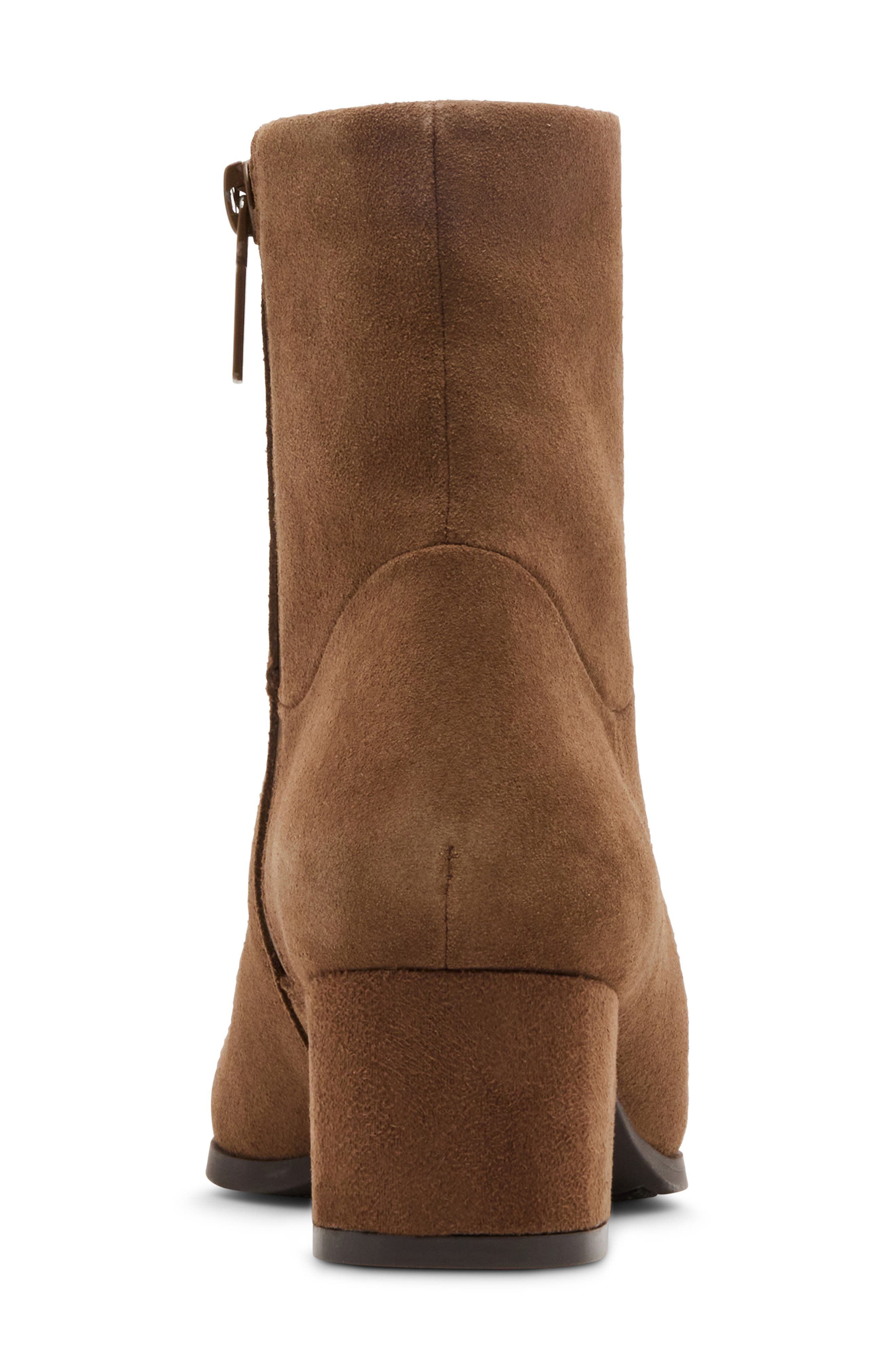 Amy Waterproof Ankle Bootie, Alternate, color, TAUPE SUEDE