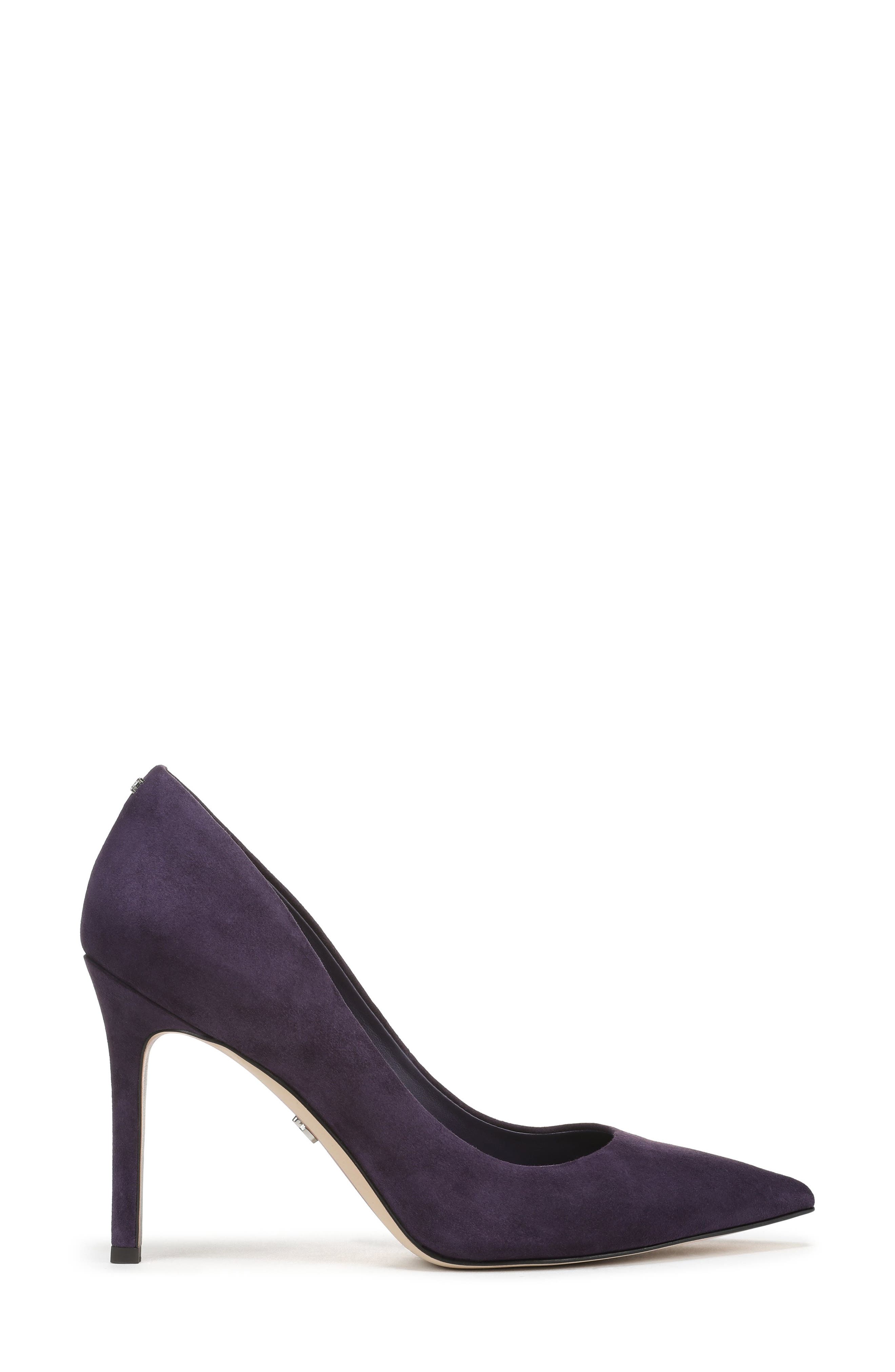 Sam Edelman Hazel Pointed Toe Pump, Alternate, color, Deep Violet