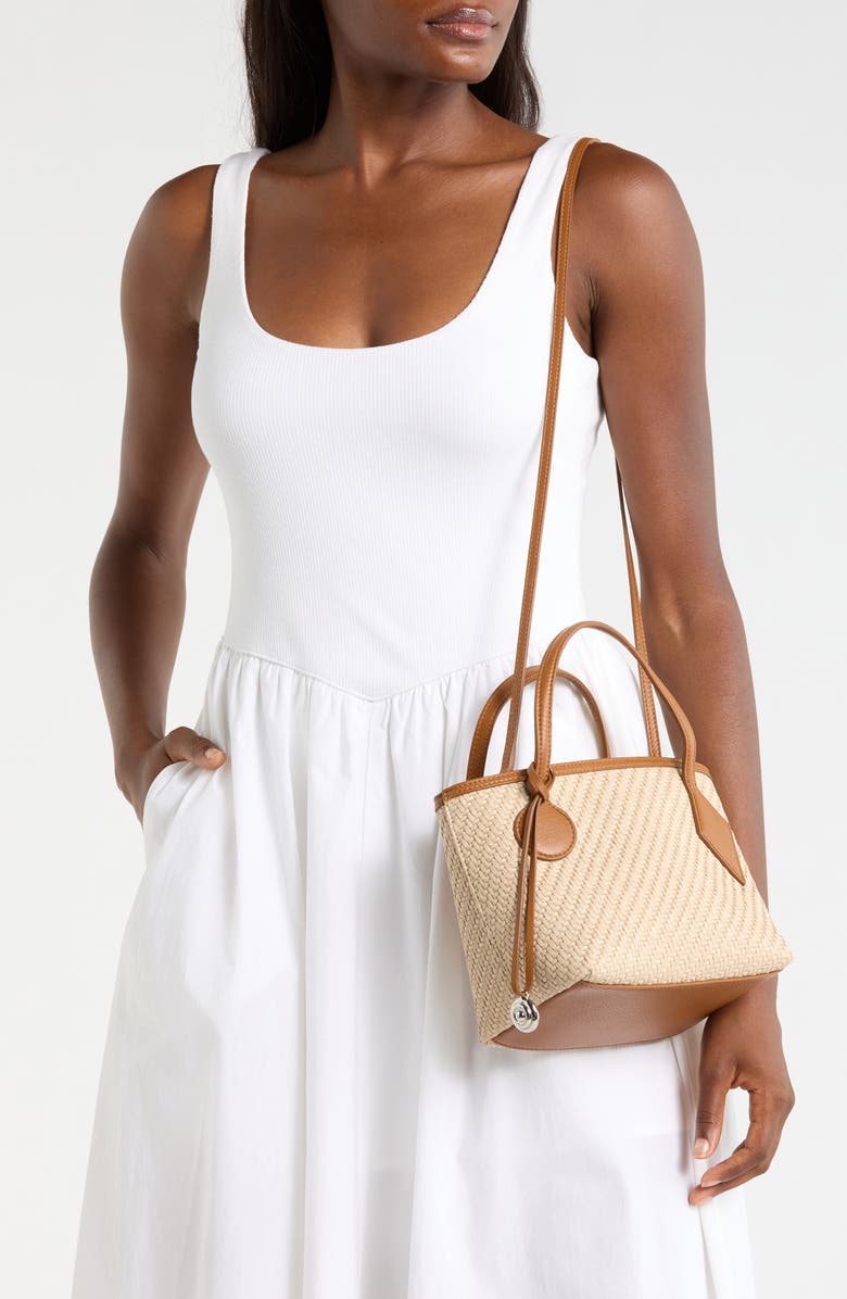 LIFFNER Sprout Micro Raffia Tote, Alternate, color, Beige