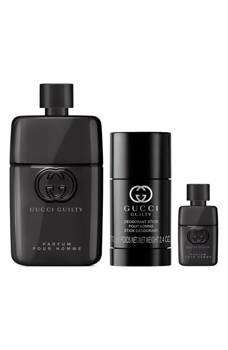 Gucci Guilty Pour Homme Parfum Gift Set $194 Value, Main, color, 