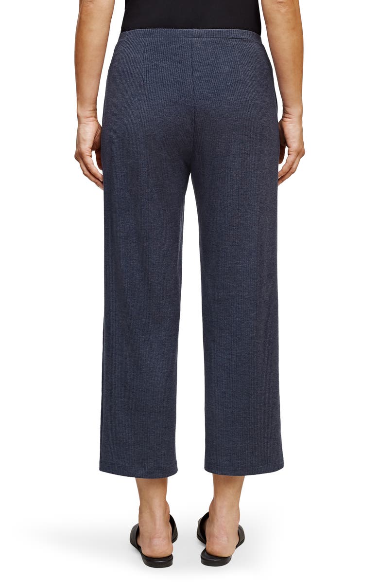 Eileen Fisher Ribbed Wide Leg Pants, Alternate, color, 
