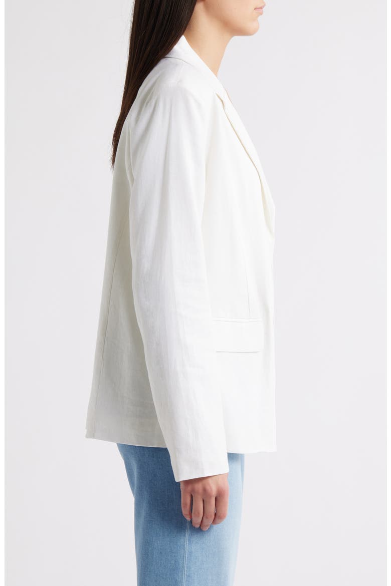 Payton Linen Blend Blazer, Alternate, color, WHITE