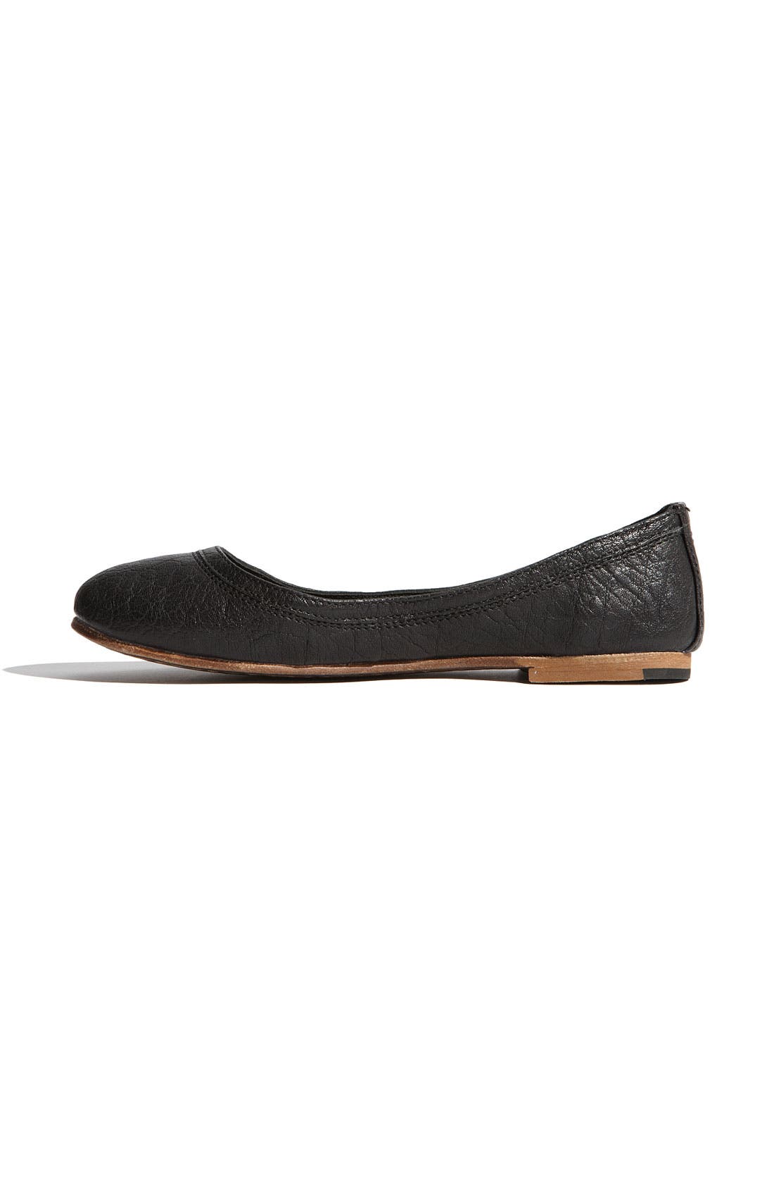 'Carson' Ballet Flat, Alternate, color, BLACK