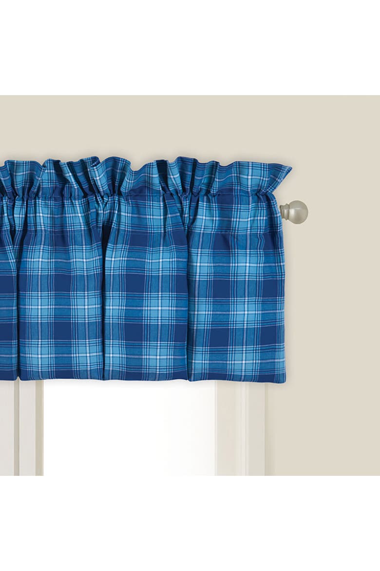 Fair Winds Blue Window Curtain Valance, Alternate, color, Blue