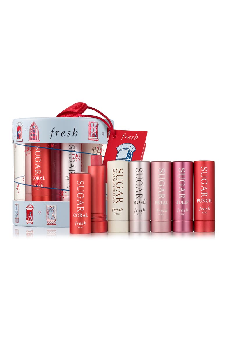 Sealed with Sugar Travel Size Sugar Lip Treatment Set, Main, color, NO COLOR