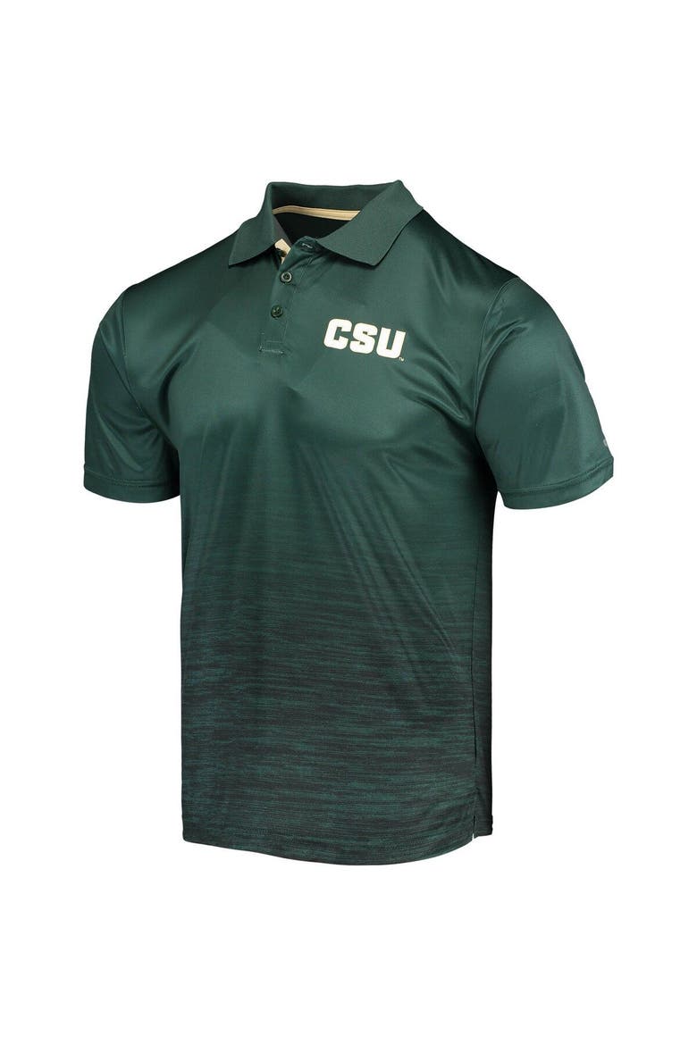 Men's Colosseum Green Colorado State Rams Marshall Polo, Alternate, color, Green