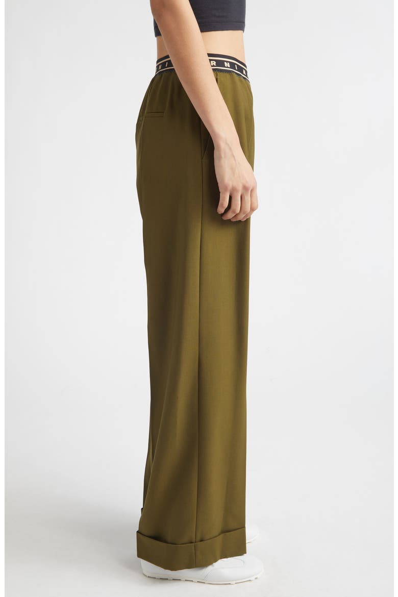 Tropical Virgin Wool Straight Leg Pants, Alternate, color, 00V51DUSTY OLIVE