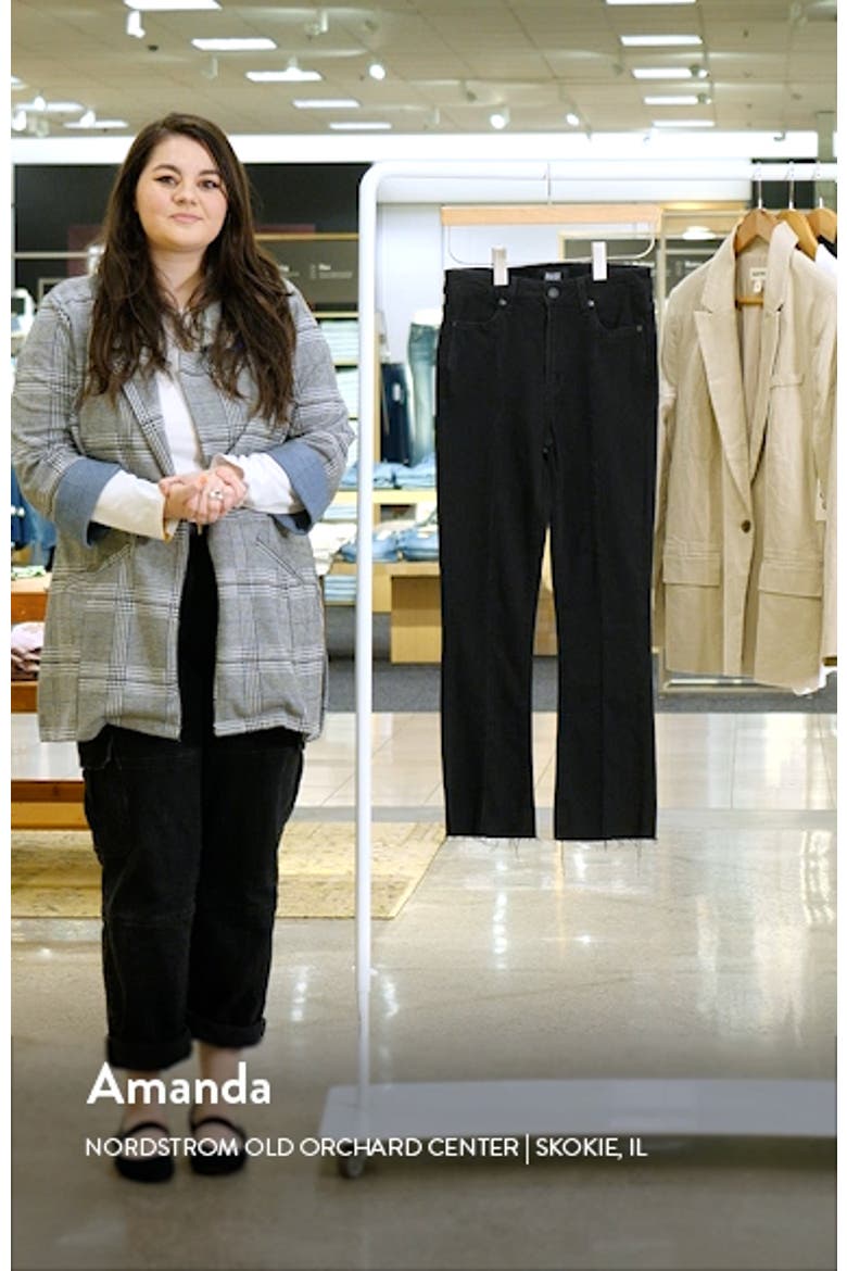 Transcend - Colette Seamed Crop Flare Jeans video