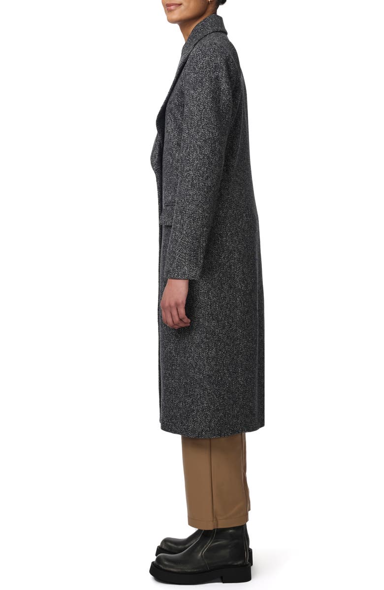 Bernardo Long Twill Coat, Alternate, color, Grey