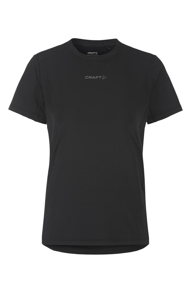 Craft Essence Perforated Jersey T-Shirt, Main, color, Black